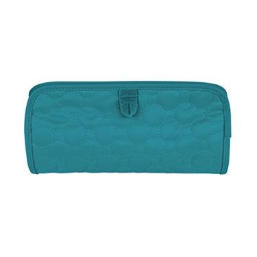 Imagem de Travelon Embreagem de joias e cosméticos, Jade acolchoado, tamanho único, Jade acolchoada, One Size, Joias Travelon e embreagem de cosméticos, colcha de jade, tamanho único