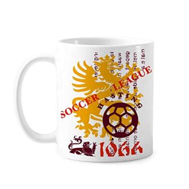 Imagem de Caneca de cerâmica da Liga de Futebol do Dragão da Idade Média Caneca de Porcelana de Café