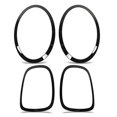 Imagem de Acabamento Moldura Luz Traseira Dianteira, Acabamentos Capa do Farol Traseiro Em Preto Brilhante para F55 F56 F57 One S JCW 2014+