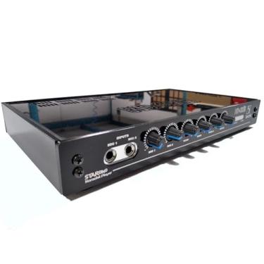 Imagem de Aparelho de karaokê HD-OKÊ STARSING com pontuação REAL + 2 mics