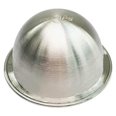 Imagem de RECAPS Apenas 1 cápsula reutilizável de filtro recarregável de aço inoxidável compatível com cafeteiras Vertuoline, mas nem todas 410 ml de 410 ml (apenas 1 cápsula, tampas de alumínio excluídas)