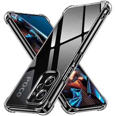 Imagem de Capa Capinha Com Bordas Anti Impacto Compatível Com Poco X5 Pro 5G Tela de 6.67 Polegadas (Hard Glass Store)