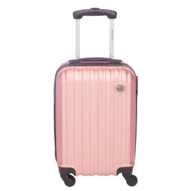 Imagem de Mala de Viagem de Bordo Rígida ABS 360° Sestini (Rose)