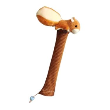 Imagem de Colaxi Capa protetora para cabo de raquete de badminton, desenho animado, cordão antiderrapante, para jogadores ativos, esquilo