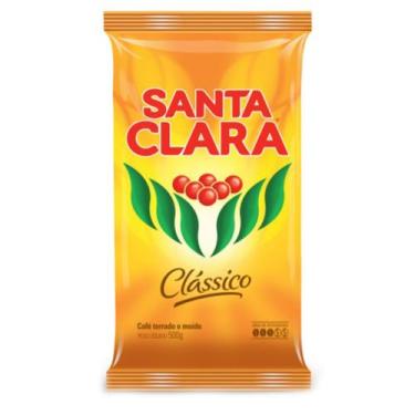 Imagem de Café Torrado e Moído Santa Clara Clássico Pacote de 500g