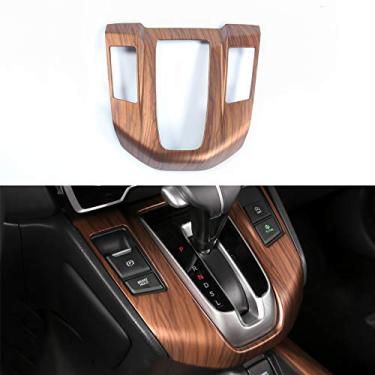Imagem de AntBooBoo Para Honda CRV Painel de câmbio de marchas de madeira pêssego interior acabamento acabamento interior moldura para CR- V 2022 2021 2020 2019 2018 2017 EX EX-L (não para híbrido)
