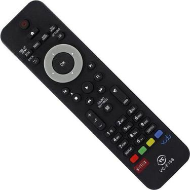 Imagem de Controle Remoto Compatível Com Tv Philips Led Vc-8156 - Mbtech