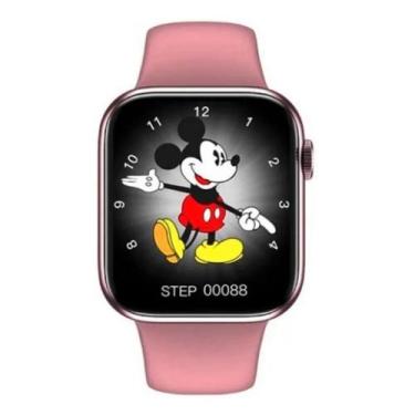Imagem de Hw16 Original Relogio Mickey Rosa Feminino Recebe Notificaçoes Android