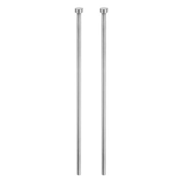 Imagem de HARFINGTON 2 pinos ejetores retos 5/81.3 cm diâmetro 150 mm (6") de comprimento SKD61 perfuradores de ponta redonda perfuradores de pino ejetor de aço para fabricação de matrizes manutenção mecânica