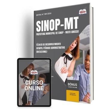 Imagem de Apostila Prefeitura de Sinop - MT 2024 - Técnico De Desenvolvimento In