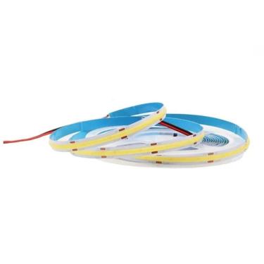 Imagem de Fita De Led Cob 12v 6500k 10w Rolo 50 Metros Decoraçao Iluminaçao Gesso Sanca Teto Rebaixado Ambient