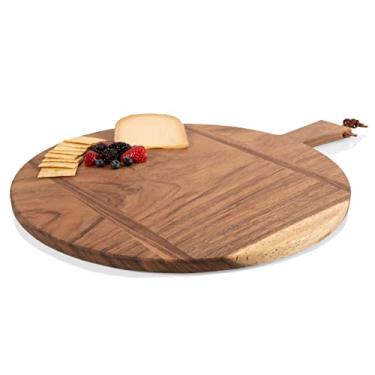 Imagem de TOSCANA - a Picnic Time brand Placa de Charcutaria Madera Walnut Caribbean, 22,5 x 18 x 0,75