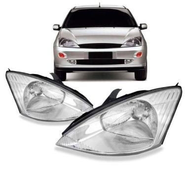 Imagem de Par Farol Focus 1998 99 00 01 02 2003 Eletrico - TYC