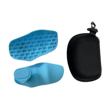 Imagem de menolana Almofadas para Levantamento de Peso, Protetor de Mão, Fortalecedor de Mão, Luvas de Ginástica, Alças de Treino para Barra, Musculação, Mulheres, Homen, com estojo de armazenamento