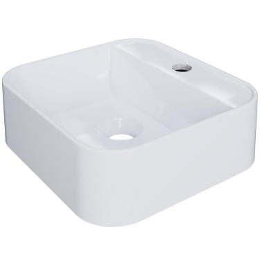 Imagem de Cuba De Apoio Quadrada Para Banheiro Lavabo C01 Qa31w Branco - Lyam