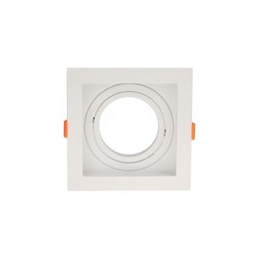 Imagem de Spot De Embutir Recuado Astraled Berenices Para Lâmpada Par 30 Quadrado Branco Sp-7620