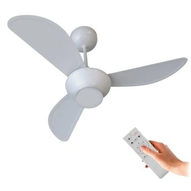 Imagem de Ventilador De Teto Ventisol Mistral Inverter Controle Remoto - Branco 110V