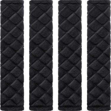 Imagem de Capa de cinto de segurança Tatuo Extra Long Soft Comfort, pacote com 4