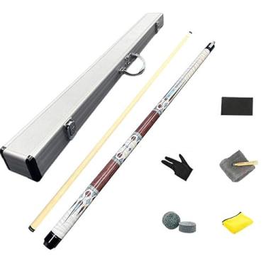 Imagem de Taco de Sinuca CQBXRD - 1/2 Estrutura em Madeira de Bordo Canadense, 147 cm (58 pol.), Cabeça 13 mm (Tacos de bilhar e acessórios+ barril box B, 13mm)