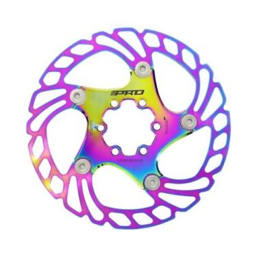 Imagem de Discos De Freio Coloridos Arco-Íris CNC Para Bicicleta 140/160/180/203
