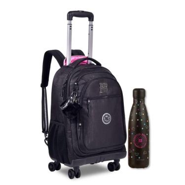 Imagem de Mochila Carrinho Rebecca Bonbon Com Garrafa Térmica Feminina