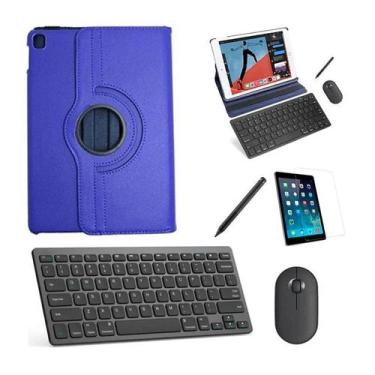 Imagem de Capa 360 Azul Tecl, Mouse, Pel, Stylus iPad Air 5 10,9" 2022 - BDNET