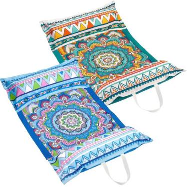 Imagem de Redes de água Pool Float WERNNSAI Boho Style para adultos, pacote com 