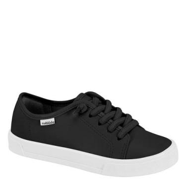 Imagem de Tênis Infantil Menina Molekinha Escolar Confortável 2524.461, Preto, 3