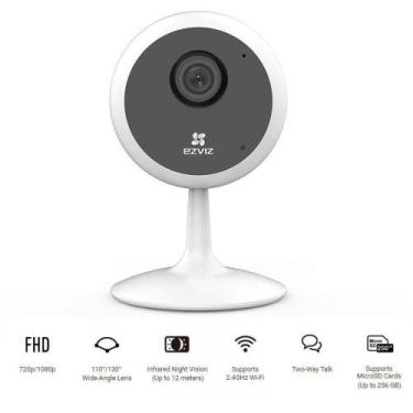 Imagem de Camera Ezviz C1c Ip 2mp Wifi Ir12m H.264 3d Dnr Suporte Sd Cs-c1c-e0-1