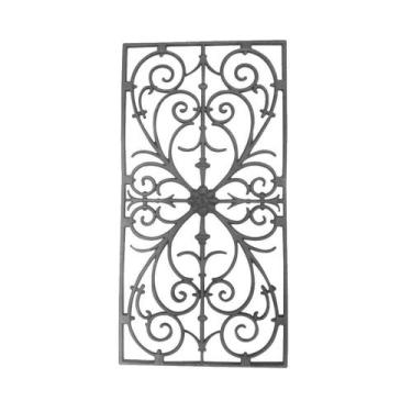 Imagem de Grade Ferro N19 Ramada Contorno Varanda,Sacada,Escada 80X41. - FUNDIÇÃ