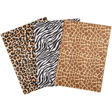 Imagem de Papel de embrulho para presente Whaline Animal Skin 90 folhas