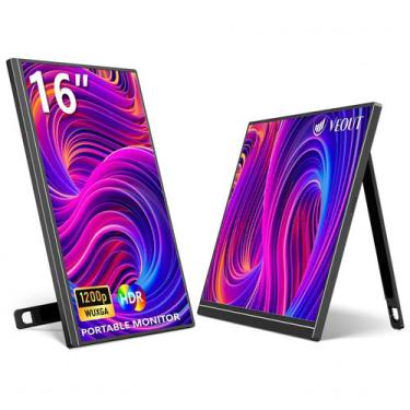 Imagem de Monitor portátil Veout 16 1920x1200P IPS com USB-C HDMI