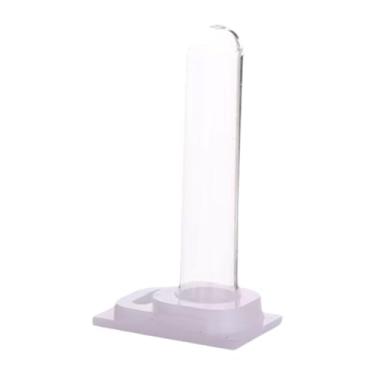 Imagem de Dualoai Kit de copo de água Copo para beber Caixa de alimentação para ferramentas pequenas Acessórios Recipiente de acrílico para beber para entrada, Branco