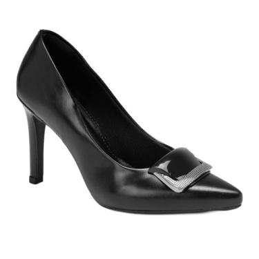 Imagem de Sapato Scarpin Feminino Salto Alto Fino Confortável Clássico - Made in