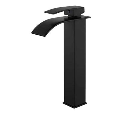 Imagem de Torneiras de Pia de Baheiro e Peças Banheiro Inox - Água Quente Fria (Preto)