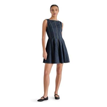 Imagem de Steve Madden Vestido Odie feminino, Jeans lavado, G