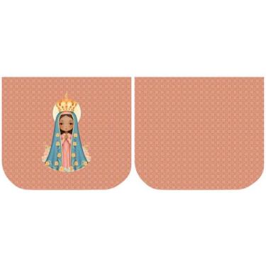 Imagem de Necessarie Porta Moeda Nossa Senhora Fundo Salmão - Sintético Doll - P