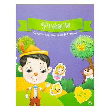 Imagem de Livro - Clássicos com Atividades & Adesivos: Pinóquio