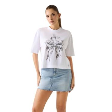 Imagem de Guess Saia feminina Eco Layla, Lavagem de pétalas de rosa, 64