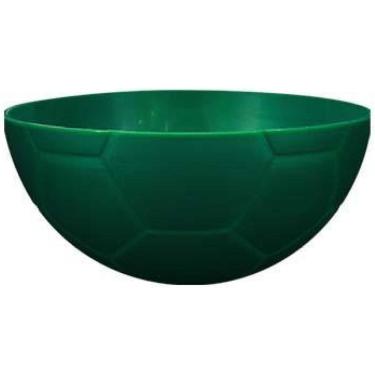 Imagem de Kit 2 Petisqueira Futebol Verde 240Ml Plástico