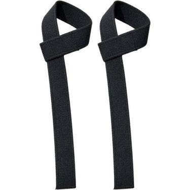 Imagem de Fita Strap Simples Logiga - 8 Straps de Algodão para Treino, Preto