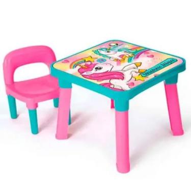 Imagem de Mesa Infantil Educativa Para Crianças Meninas - GBG STORE