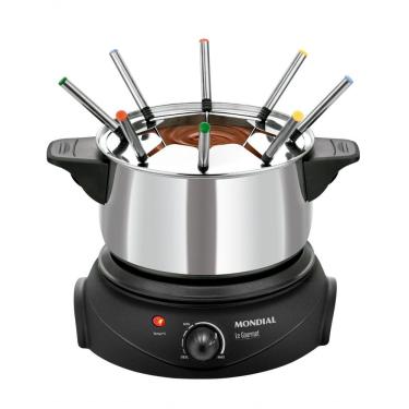 Imagem de Panela Elétrica de Fondue Le Gourmet II FD-02 3L 1500W 110V Preto Prata com Revestiment...