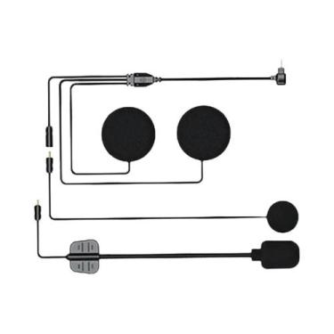 Imagem de Intercomunicador Bluetooth Universal Para Capacete De Moto Com Microfo