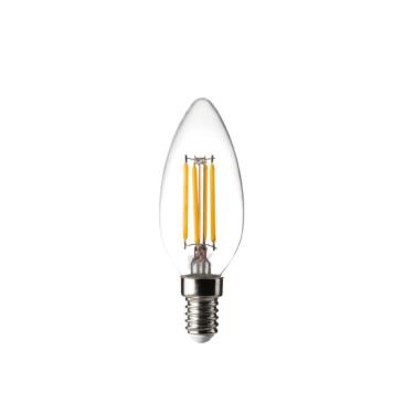 Imagem de Lâmpada Led Pix Filamento Vintage Vela E14 Clara Bivolt 2400k Luz Quente