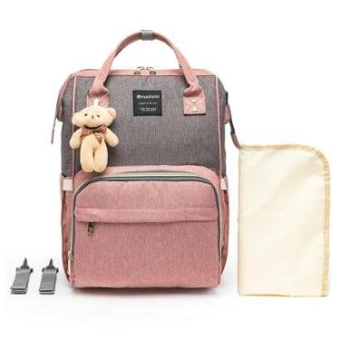 Imagem de Bolsa Maternidade Madami Multifuncional  C/ Gancho Feminina-Feminino