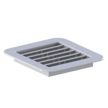 Imagem de Kit 10 Grades Ventilação Quadrada Encaixe 13x13 Exaustores - MARELAGO