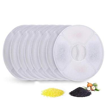 Imagem de Filtros de fonte de água para gatos Decdeal Filtros de substituição para fonte de água para gatos, 8 pcs