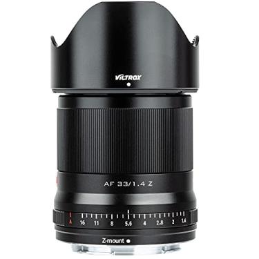 Imagem de VILTROX Lente AF 33 mm f/1.4 F1.4 Z para Nikon Z, lente de montagem APS-C Z para Nikon Zfc Z5 Z6 Z7 II Z50