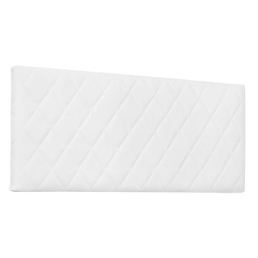 Imagem de Cabeceira Painel King 1,95m Esmeralda Corano Branco